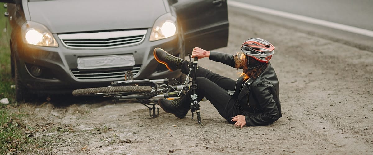 woman crashed into car 1