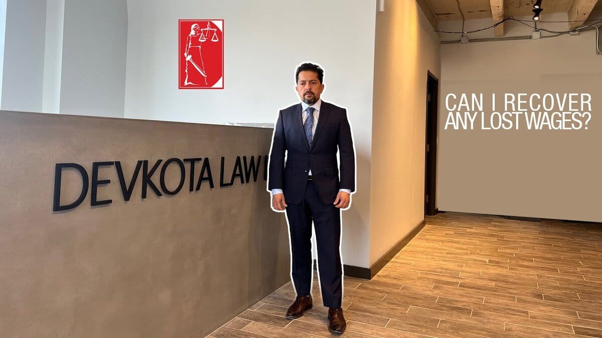 recover any lost wages